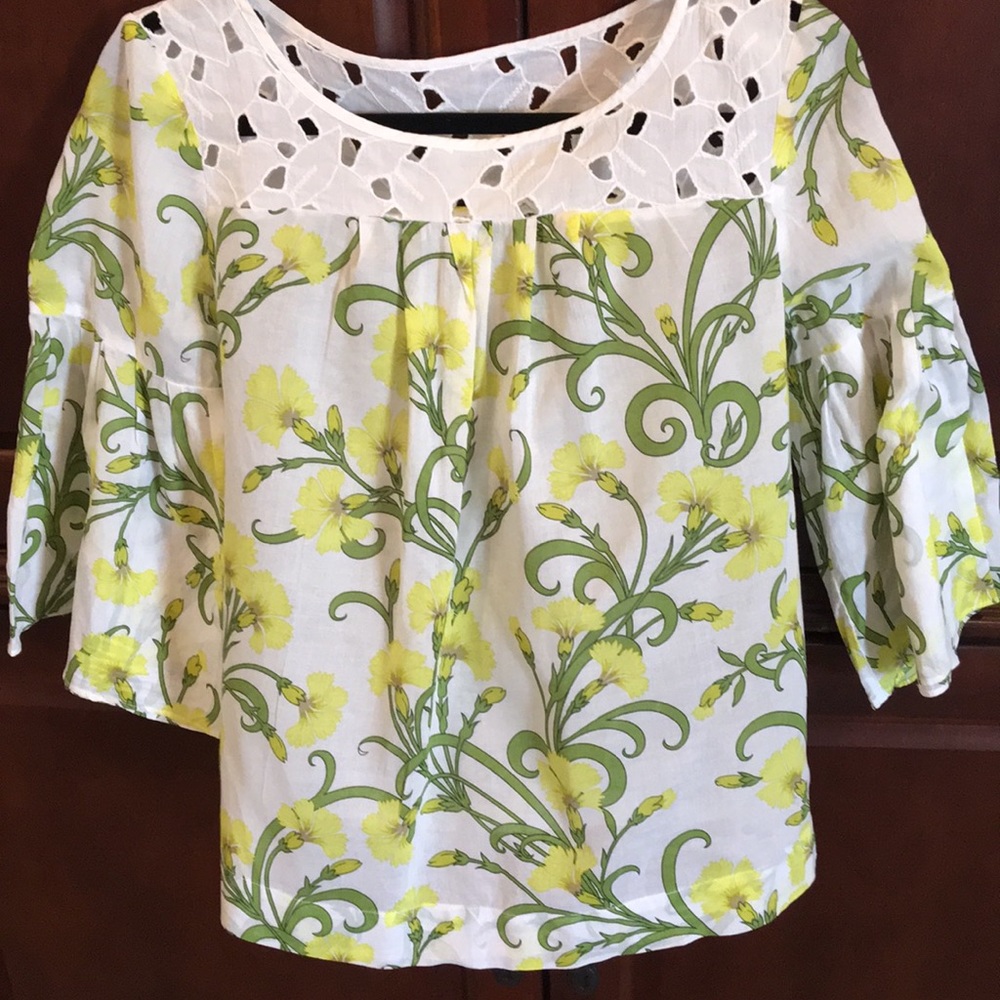 Anthropology cool cotton blouse
